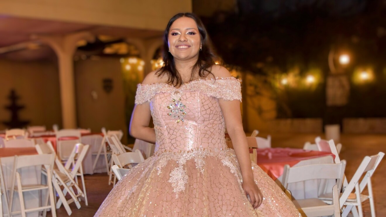 Magnolia Sandoval en su fiesta del 30 cumpleaños.