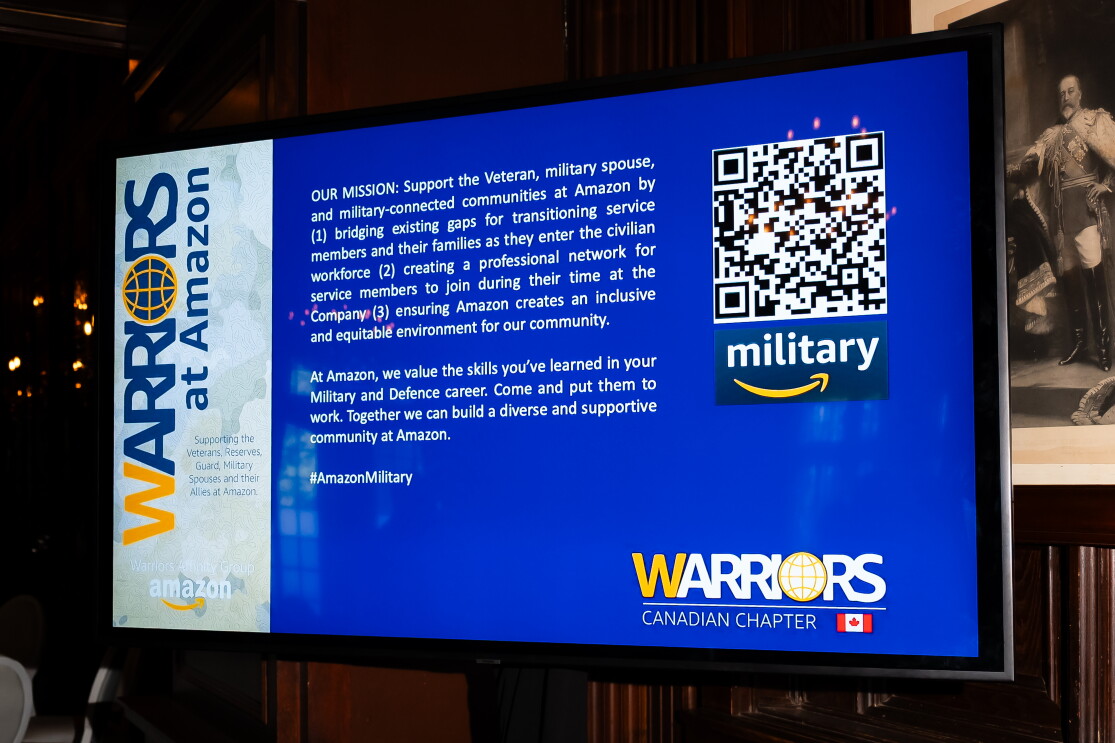 big screen of warrior content