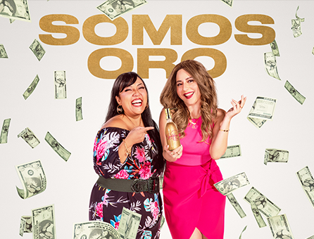 Cartel Somos Oro