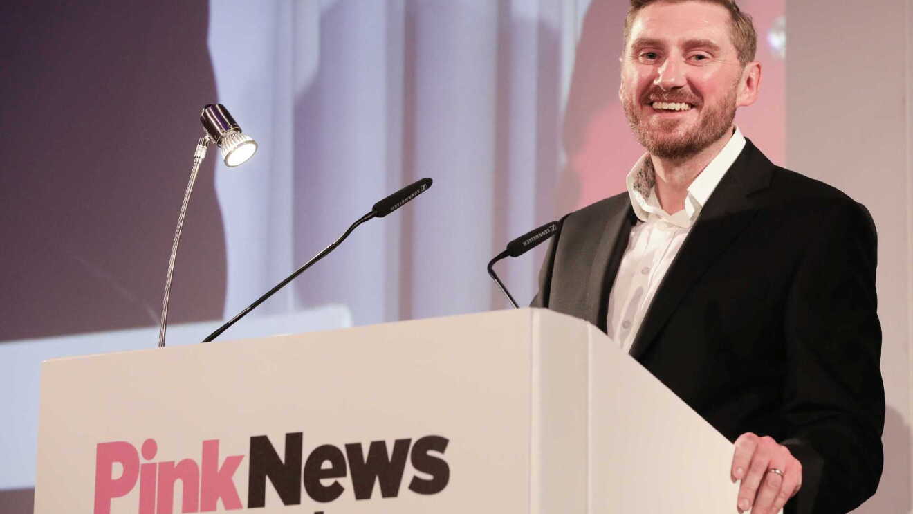 Pink News Awards Ben Farmer