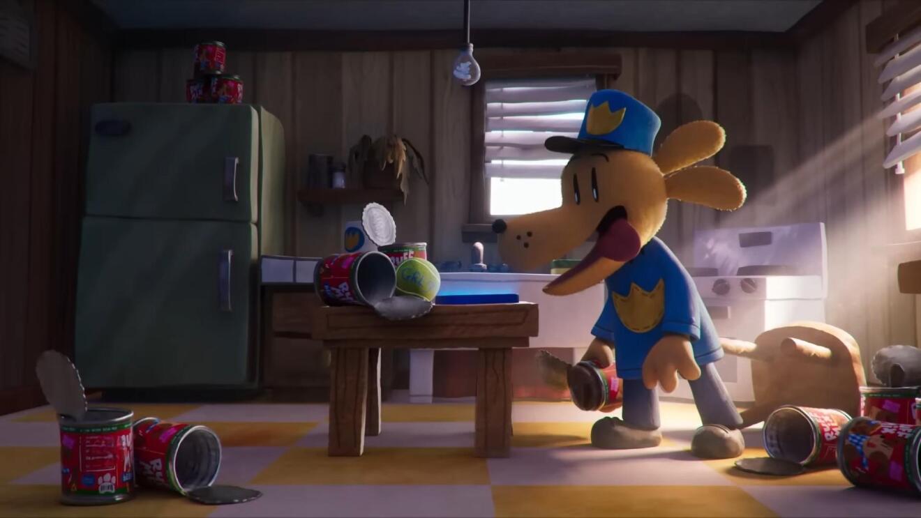 A still from Dog Man