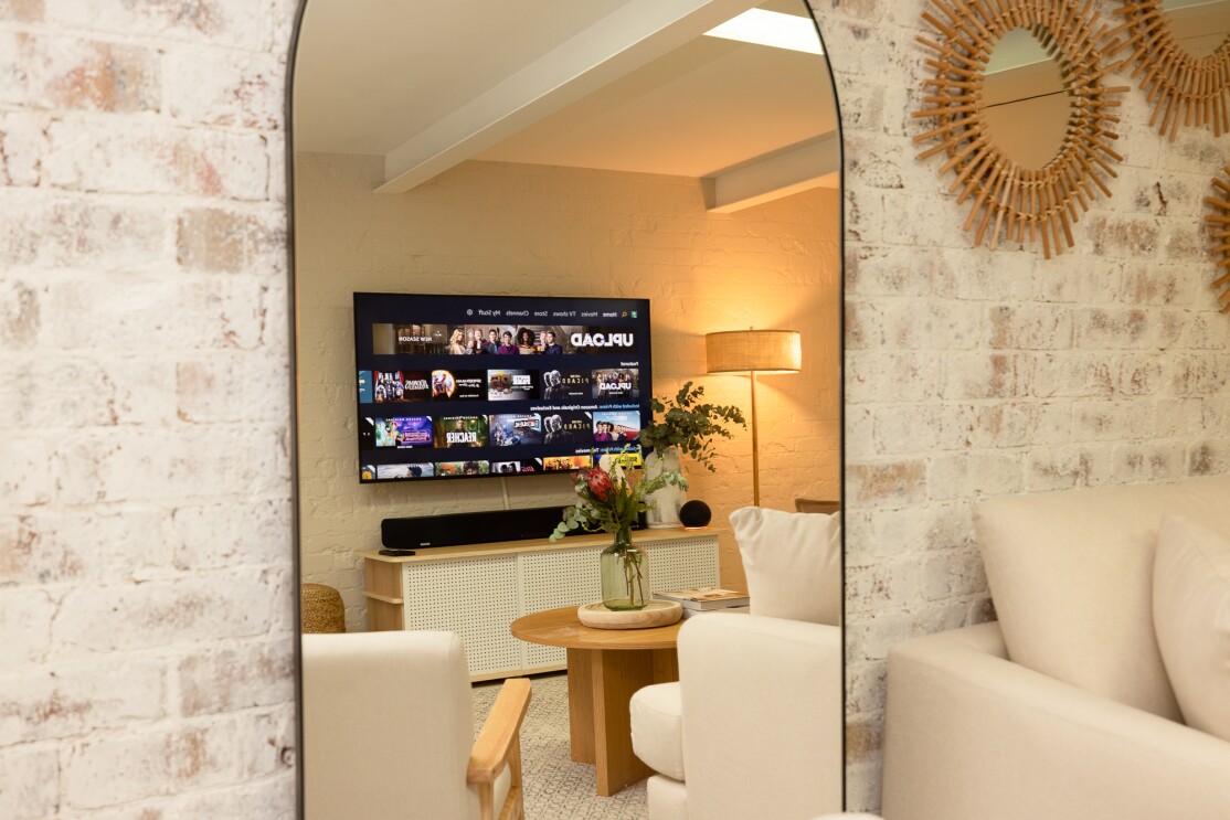 Use mirrors to create the illusion of space