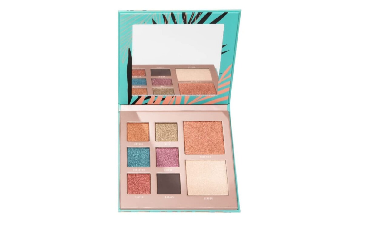 A product image of a makeup palette from Bossy Cosmetics.
