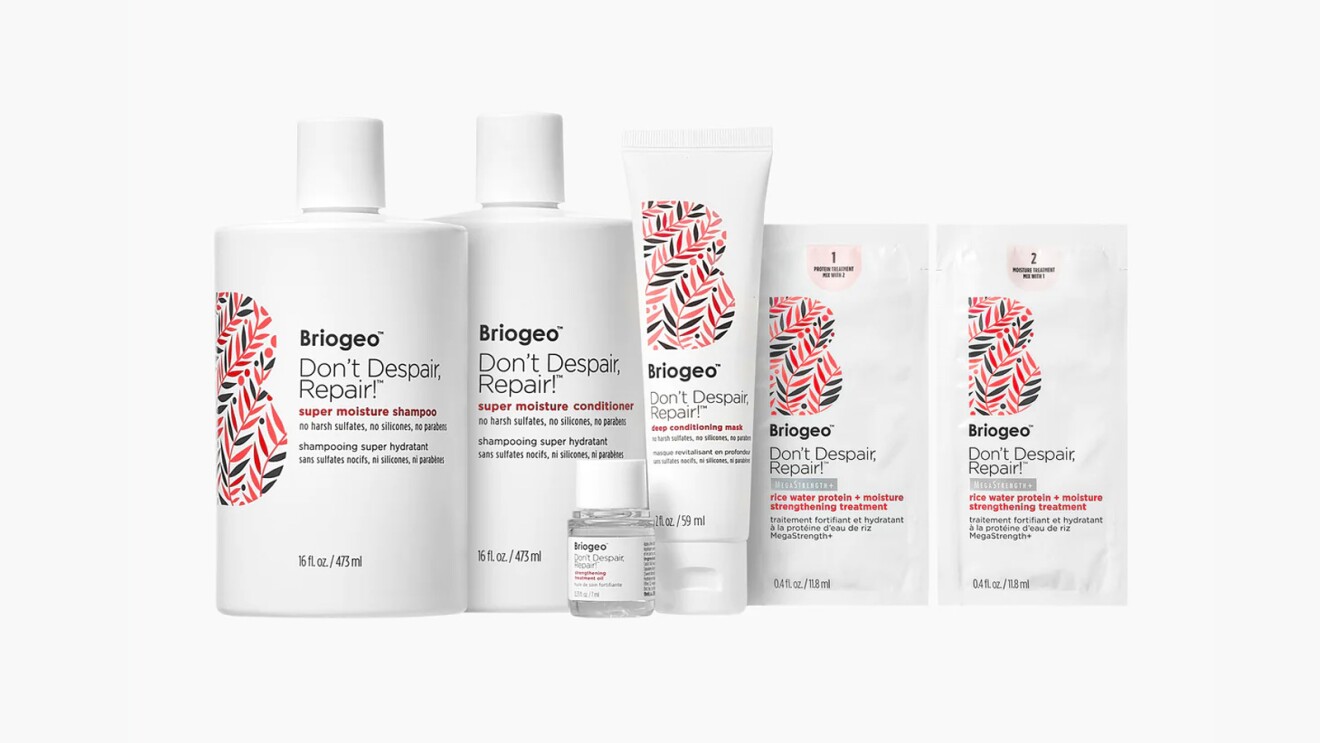 Image of Briogeo haircare products.