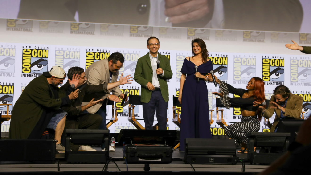 The cast of Spaceballs: The New One at SDCC 2026