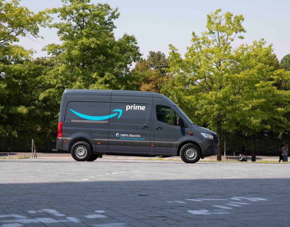 Amazon adds more than 1,800 electric vehicles to its delivery fleet in Europe