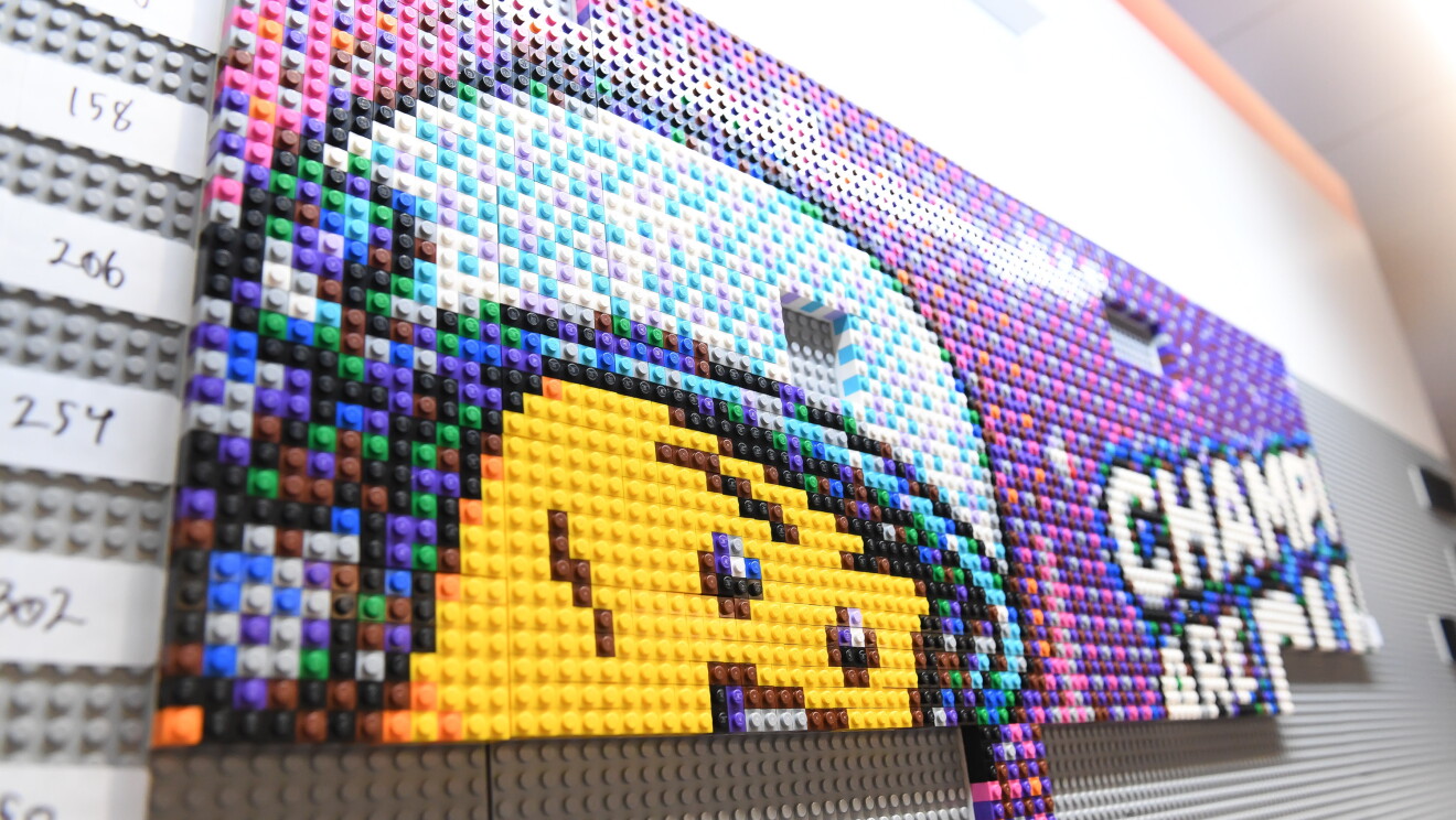 LEGO Mural Wall