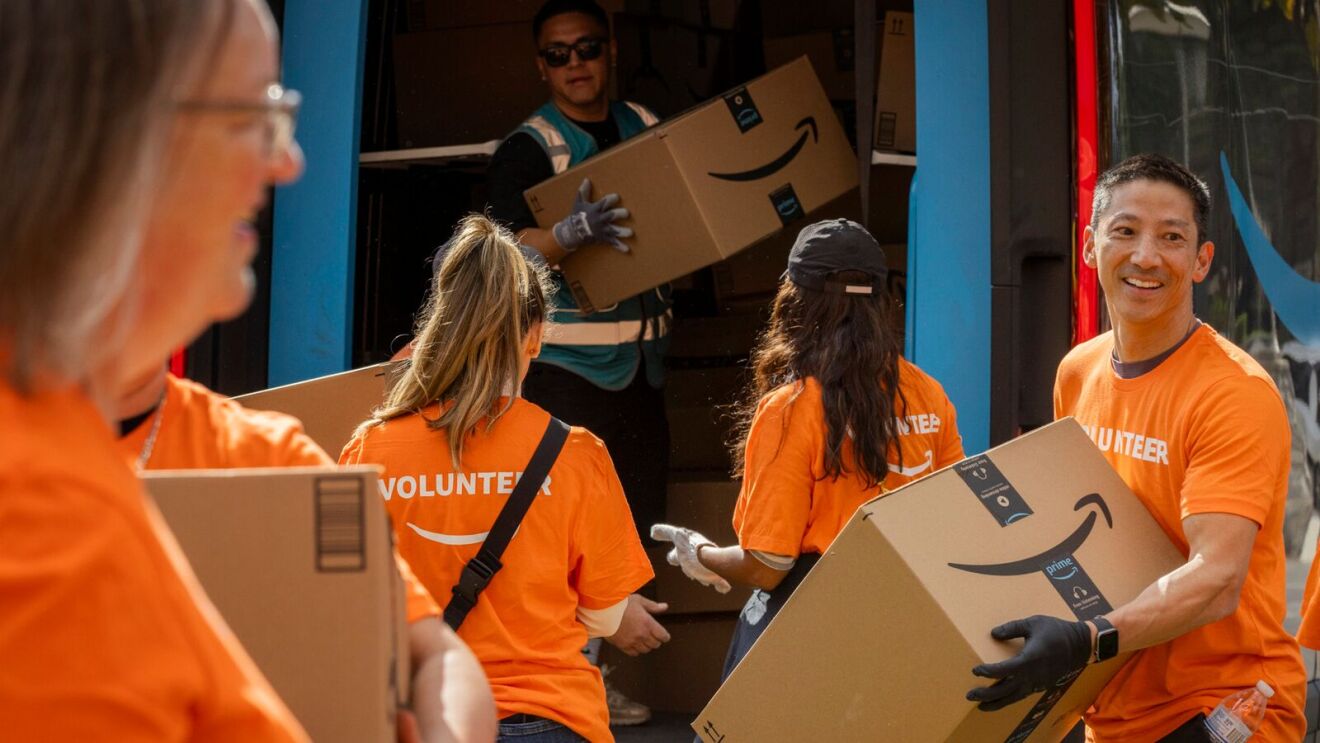 Amazon disaster relief efforts to support those impacted by California wildfires