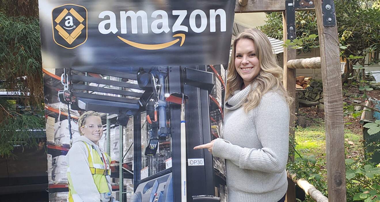 Amazon employee Alyssa Cox
