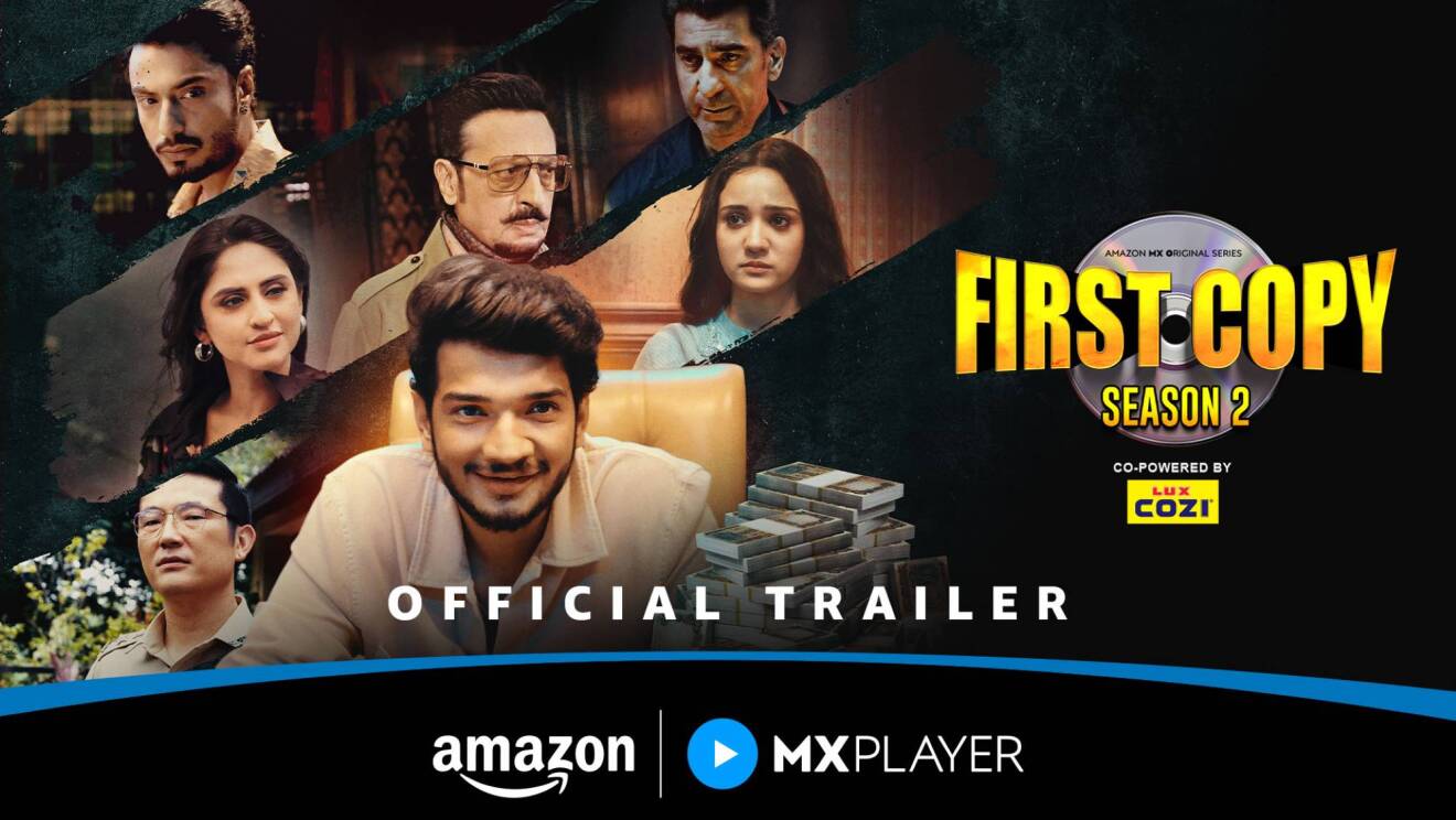 Official trailer poster for First Copy Season 2, streaming on Amazon MX Player from November 5