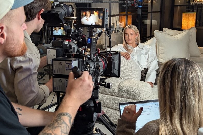 Molly-Mae behind the scenes of her docuseries