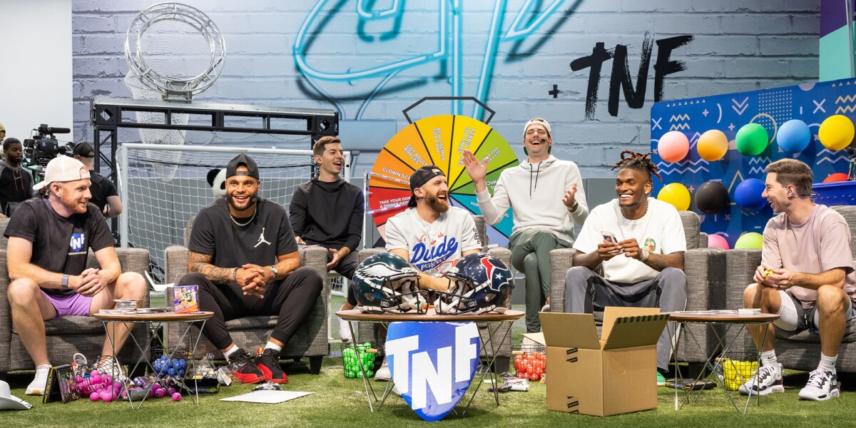 ‘TNF with Dude Perfect’ regresa a ‘Thursday Night Football’ ‘TNF with Dude Perfect’ regresa a ‘Thursday Night Football’