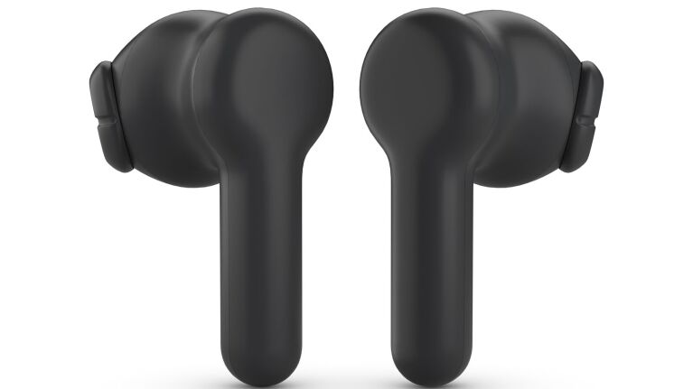 An image of black Amazon Echo Buds.