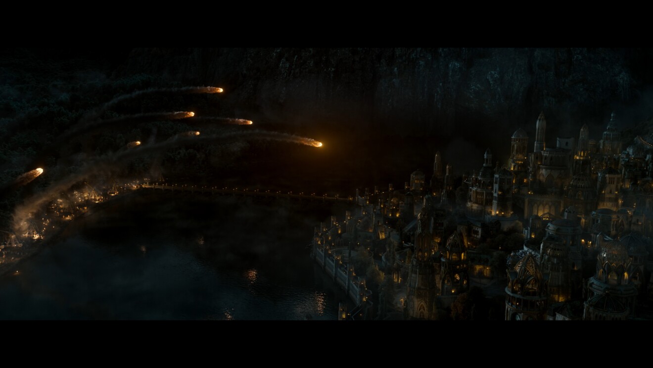 Still photos from the Lord of The Rings The Rings of Power Season 2 Teaser video