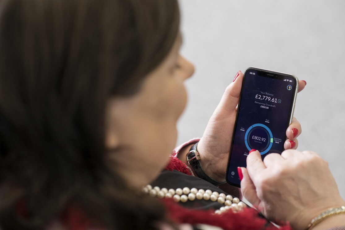 Anne Boden and Starling Bank app