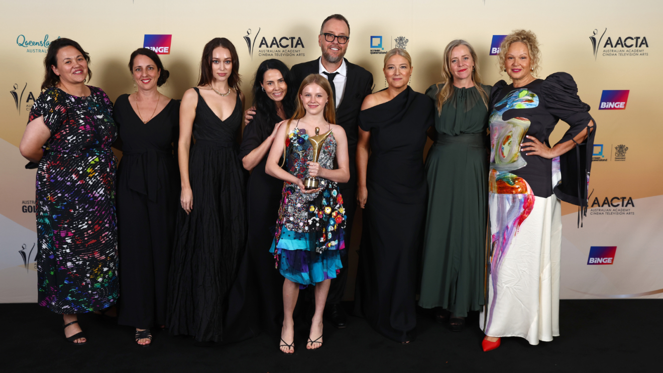 Lost Flowers of Alice Hart with AACTA Award