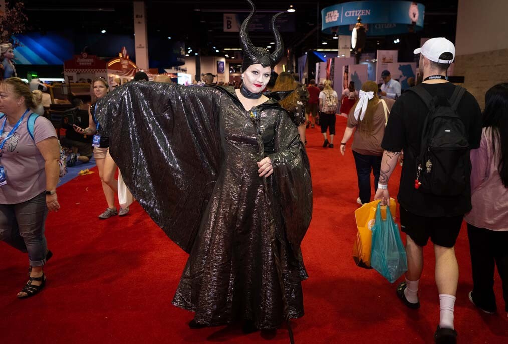 An image from the D23 fan expo show floor