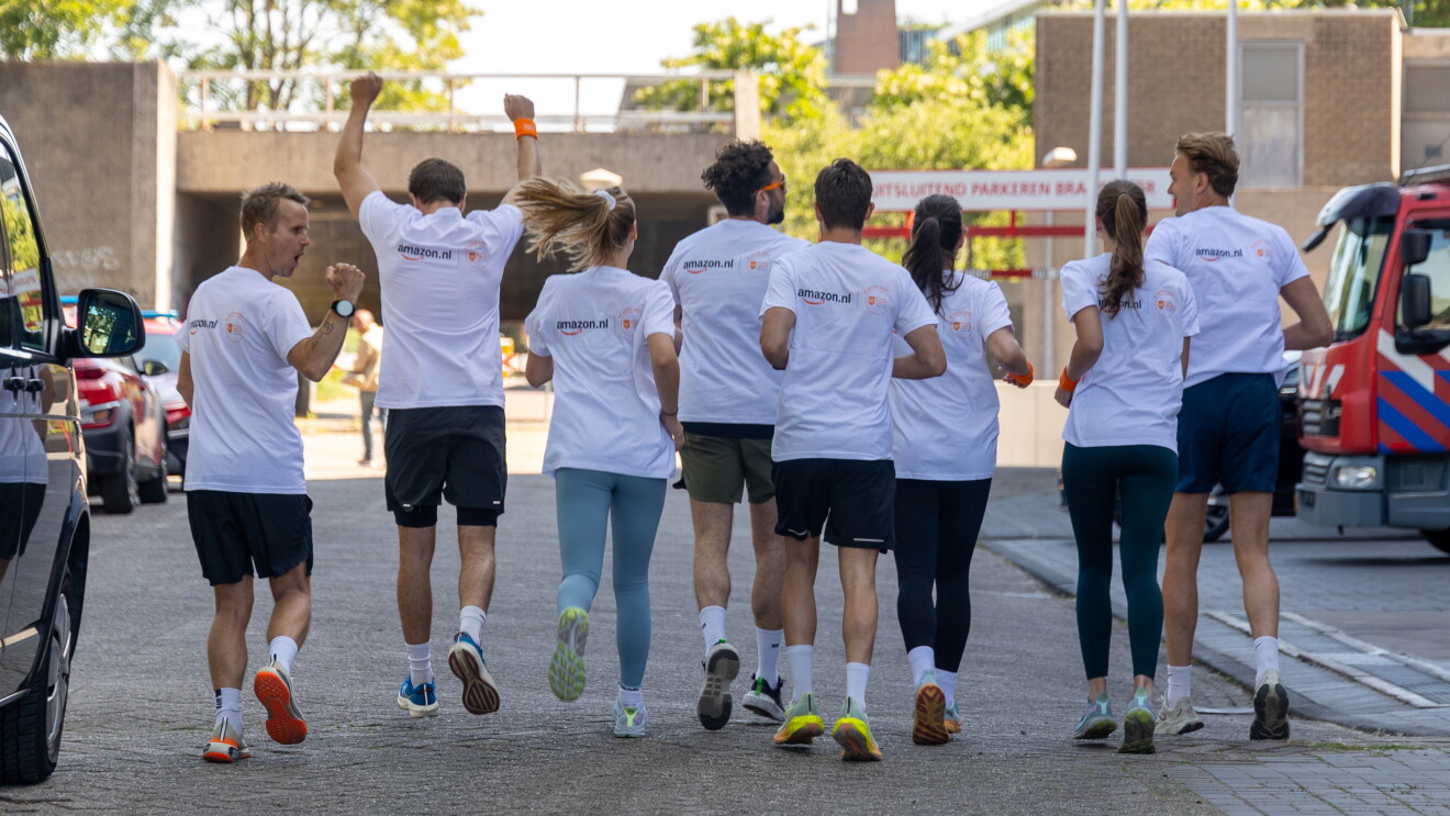 Amazon in NL run for a local oncology children's hospital 