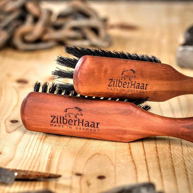 Two bristle brushes