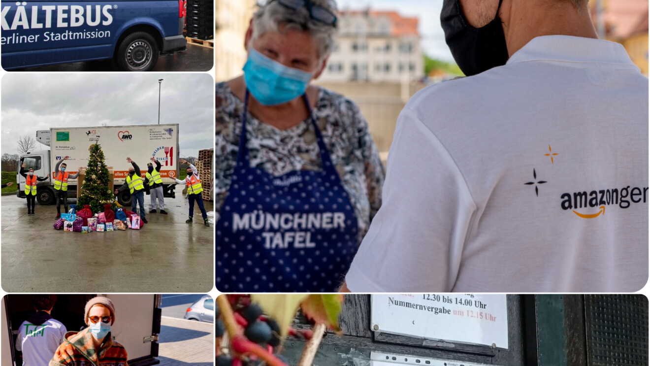 Collage mit Tafelspenden