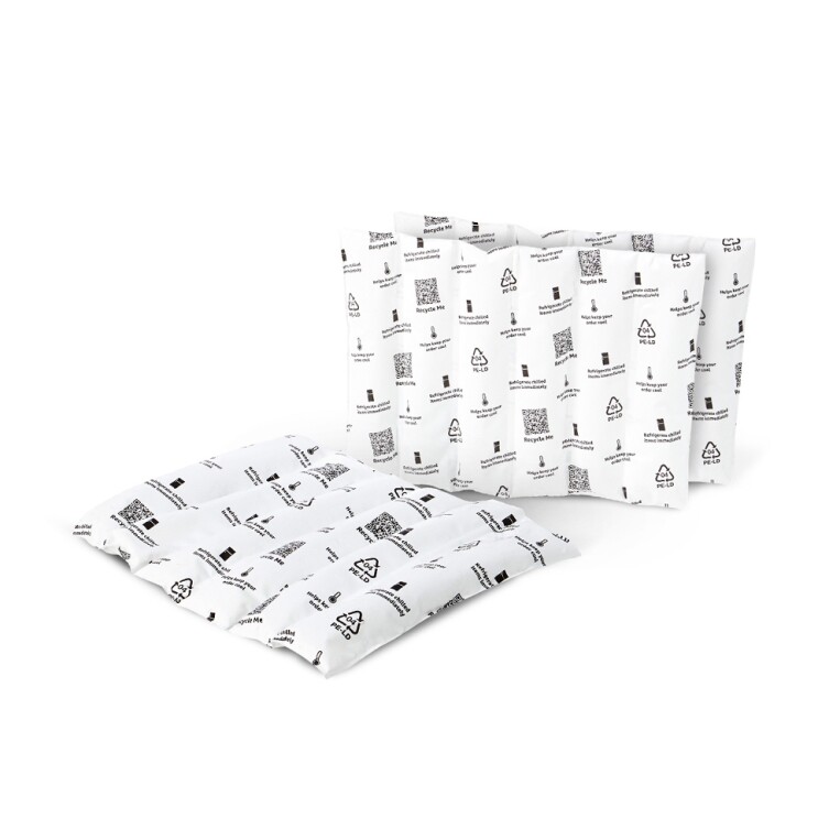 Three Amazon Grocery Chilled Coolant Ice Packs