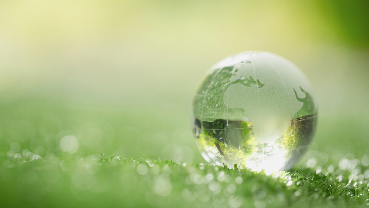 地球の緑のイメージ写真