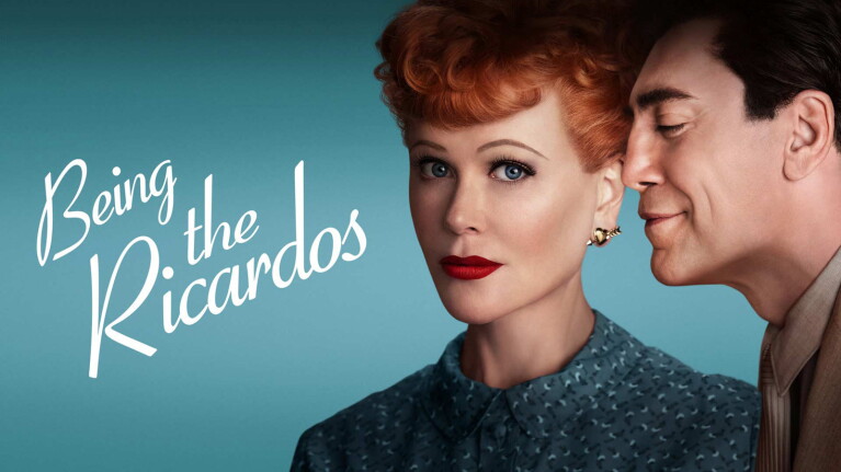 A cover image of Being the Ricardos.
