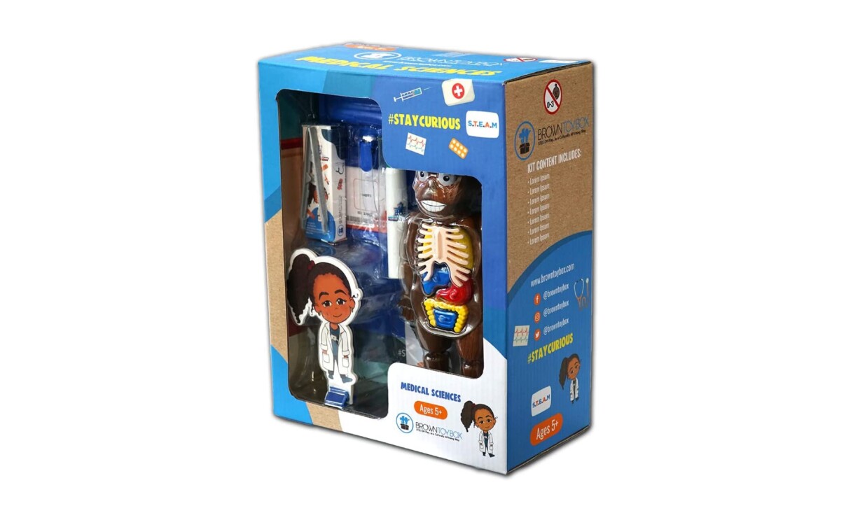 A product image of a STEAM play kit from Brown Toy Box.