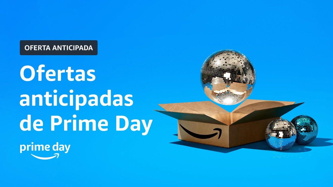 Oferta anticipada de Prime Day: disco balls en caja de Amazon