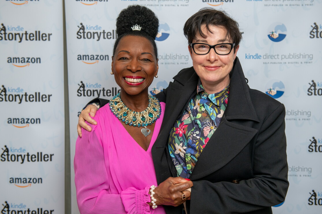 Sue Perkins and Floella Benjamin at the Kindle Storyteller Award