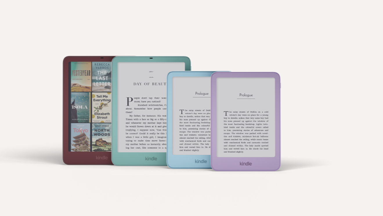 Redesigned Kindle family 
