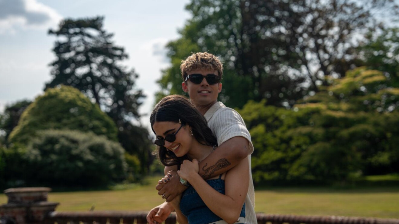 Asha Banks and Matthew Broome as Nick and Noah in Your Fault: London