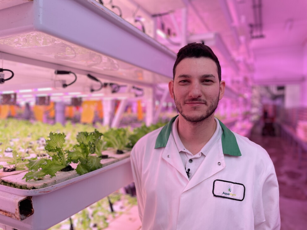 AquaVerti Farms co-founder and president, Georges Aczam 