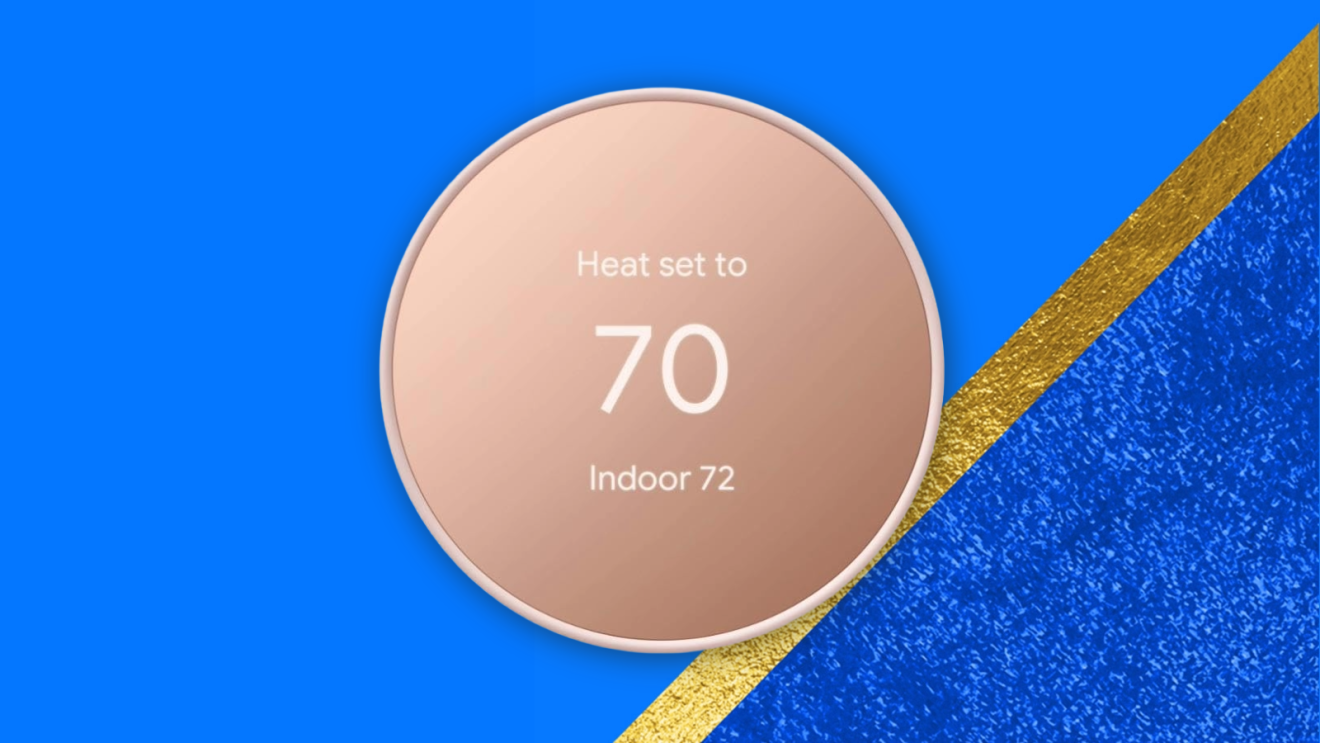 Smart thermostat displaying heat set to 70 degrees with indoor temperature of 72 for Amazon Prime Big Deal Days 2026
