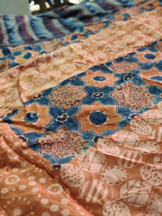 The final fabric Ajrakh