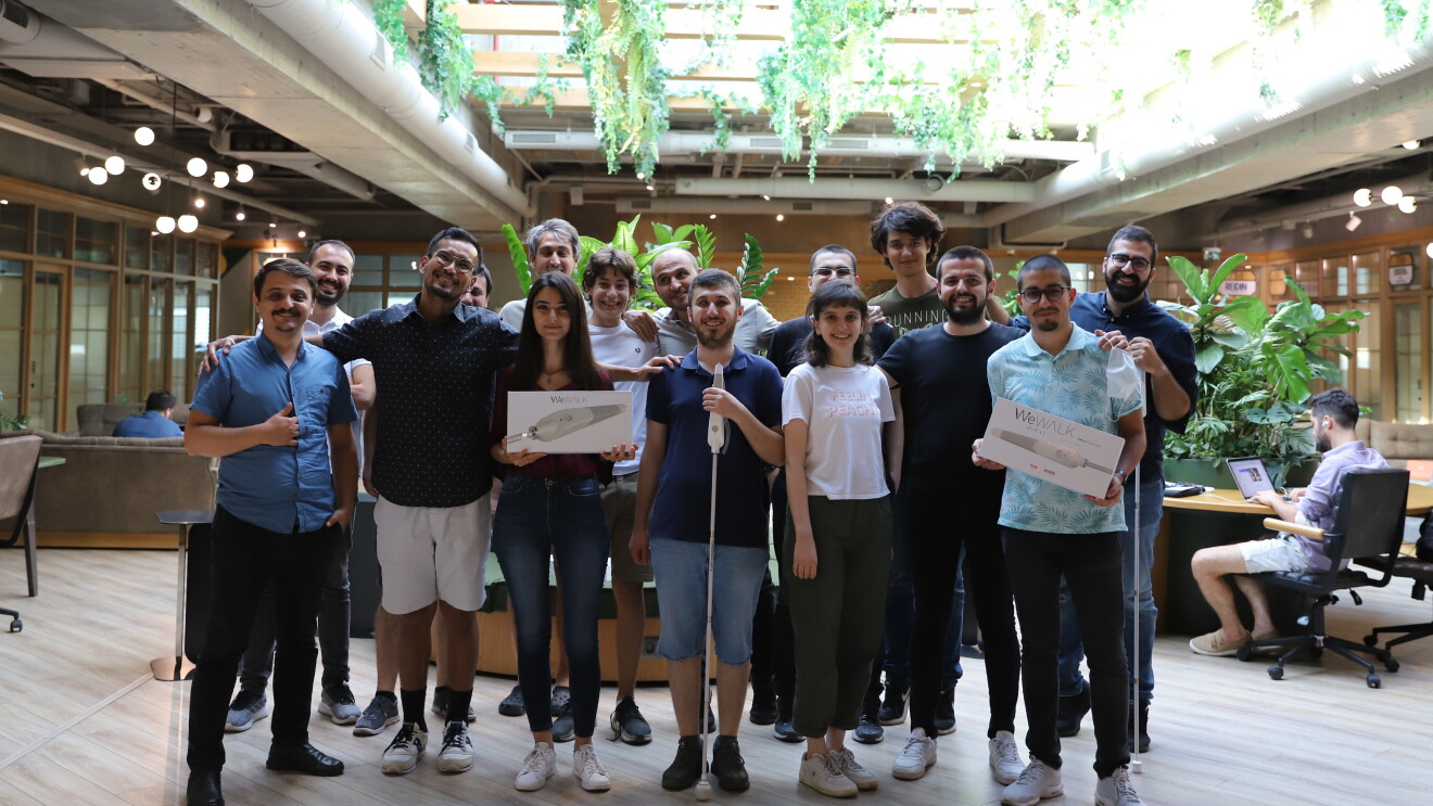 WeWalk team group photo