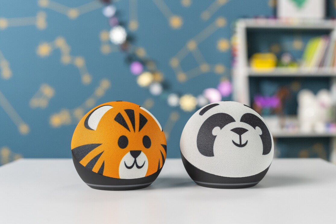 Tiger and Panda echo devices