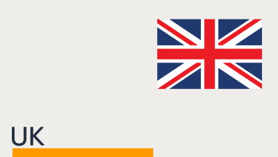 Visual with UK's flag