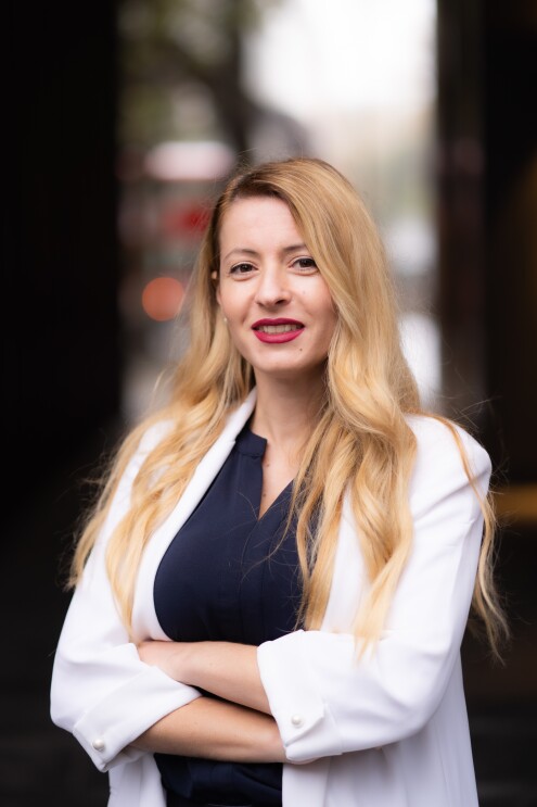 Headshot of Dr Maria Chatzou Dunford