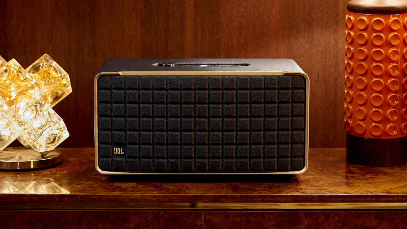 An image of a JBL speaker.