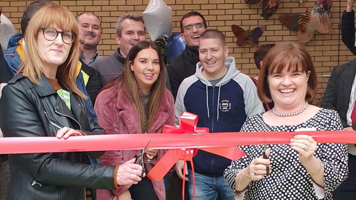 Innovation Hub Opening  Karen O'Neill Programme Manager Lucy Nugent CE TUH.jpg