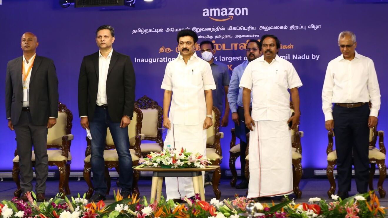 The office was inaugurated today by Honâble Chief Minister of Tamil Nadu, Thiru MK Stalin, in the presence of Thiru Mano Thangaraj, Honâble Minister of IT, Government of Tamil Nadu, Thiru Neeraj Mittal, Secretary, Department of IT, Government of Tamil Nadu