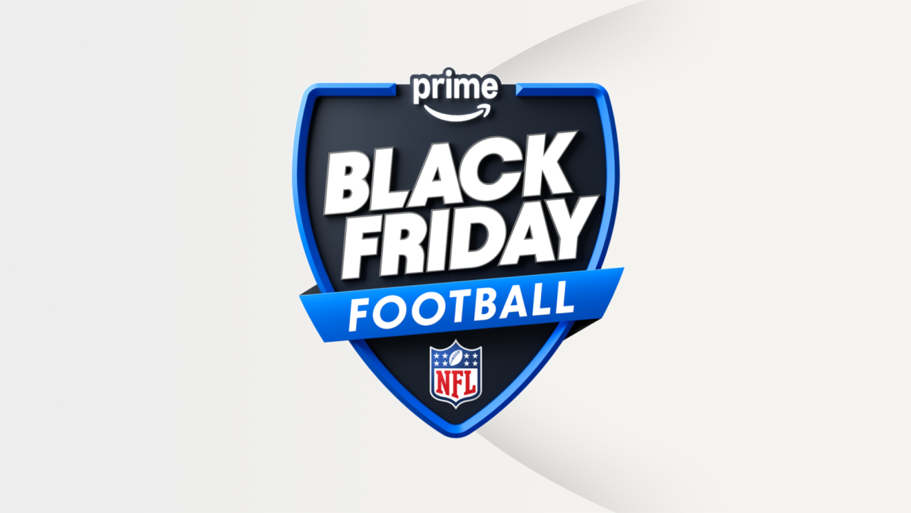 Prime Black Friday Football NFL logo on shield-shaped emblem