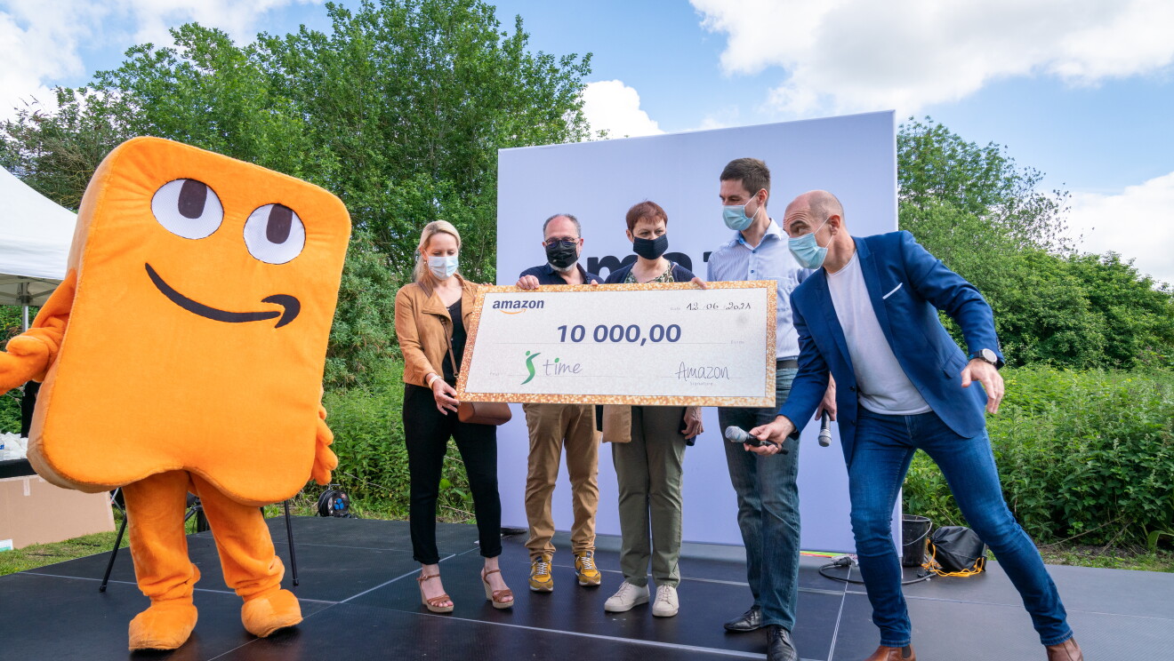Amazon employees and celebrities across Europe run together to raise money for local charities
