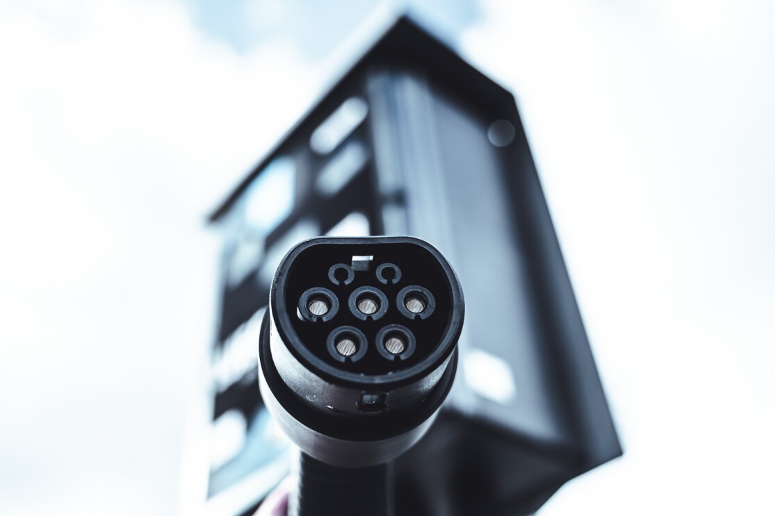 E-Charger in Großaufnahme