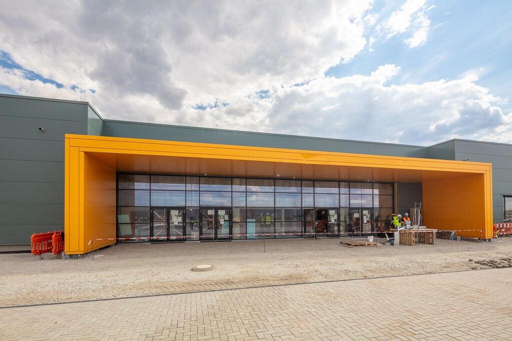 Eingang von Amazon in Sülzetal.