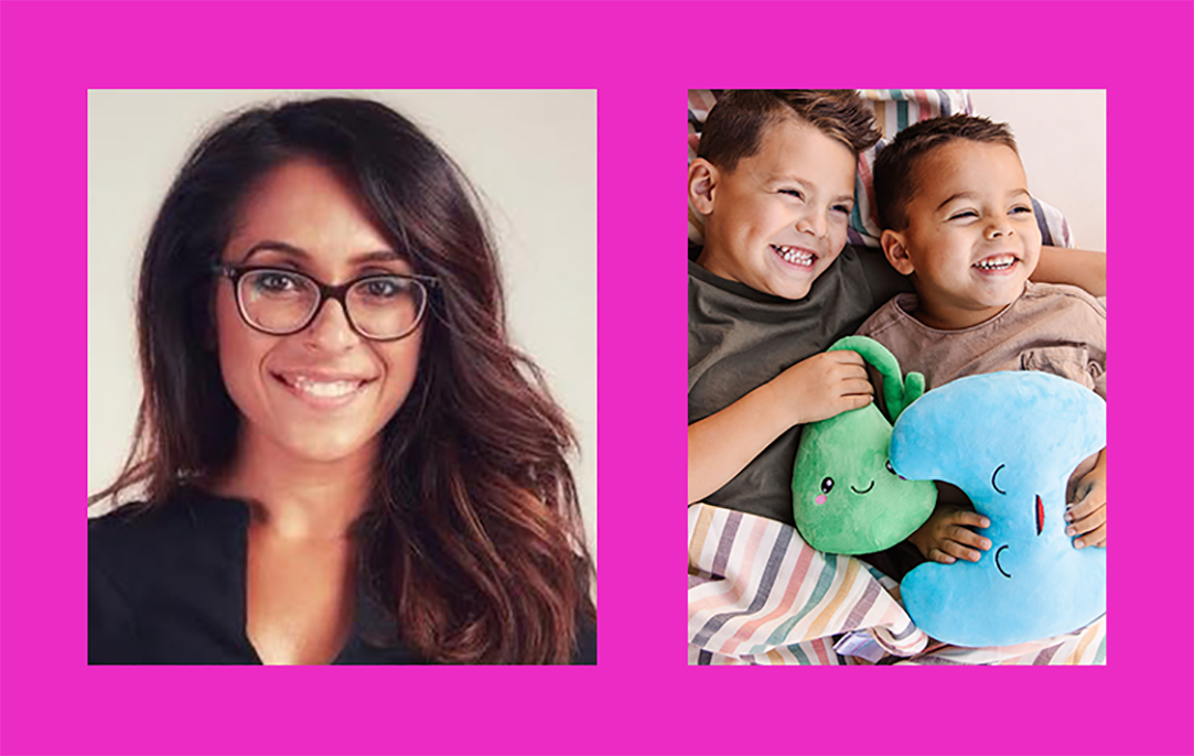 Woman seller and her product, as featured on Amazon marketplace