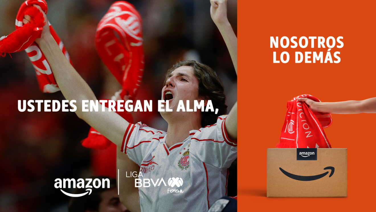 Amazon México, orgulloso patrocinador de la  Selección Nacional de México, la Liga BBVA MX y la Liga BBVA MX femenil
