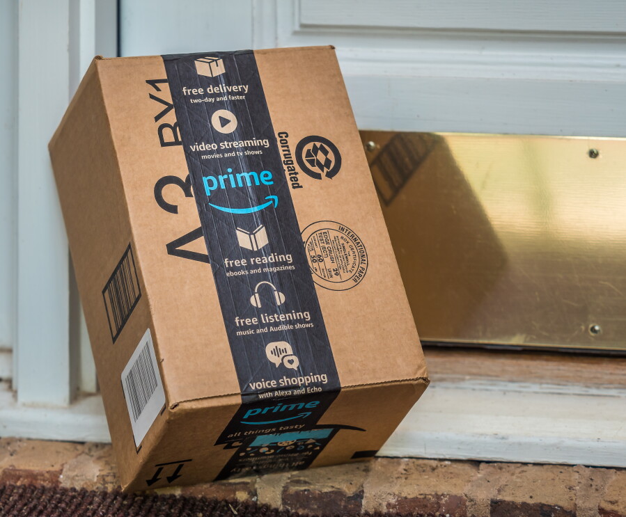 Package delivered by Amazon Prime