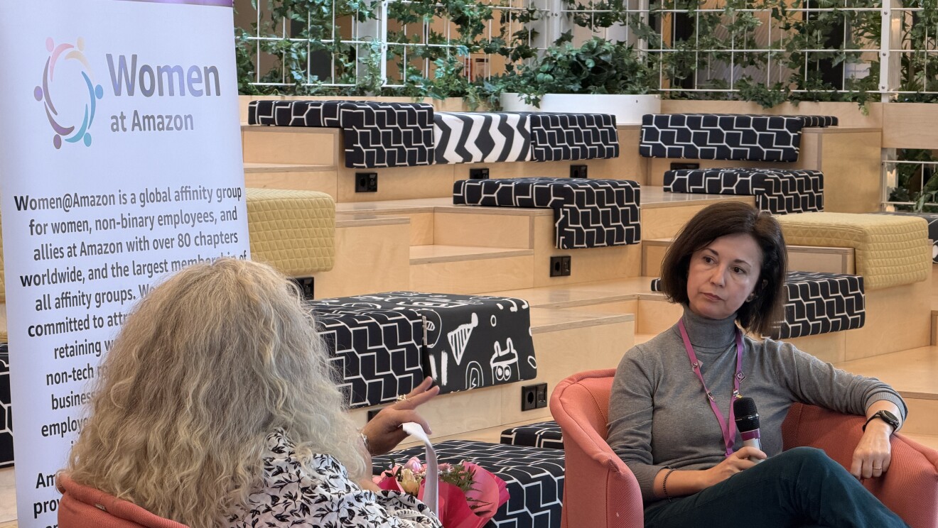 Women at Amazon's fireside chat 3 